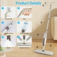 thumbnail image 4 of SUGARDAY Spray Mop for Floor Cleaning Wet with Refillable Bottle and 3 Washable Microfiber Pads Home or Commercial Use, 4 of 7