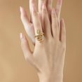 thumbnail image 4 of Stunning 14K Gold Plated Snake Statement Ring for Women - Animal Jewelry Accessory, Perfect Gift - Size 7, 4 of 4
