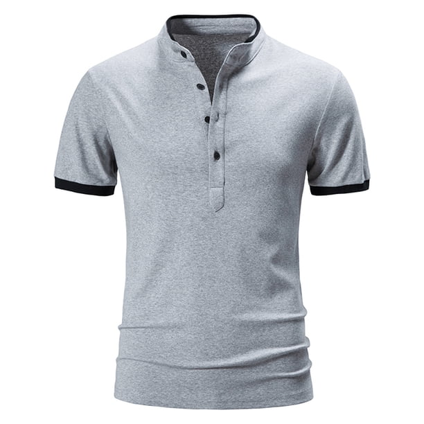 Gibobby Playera Polo Hombre Polo de Cubierta de Ajuste clásico Polo de Cubierta de Ajuste clásico para Hombre(Blanco,CH)