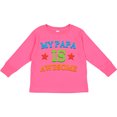 thumbnail image 3 of Inktastic My Papa is Awesome Boys or Girls Long Sleeve Toddler T-Shirt, 3 of 5