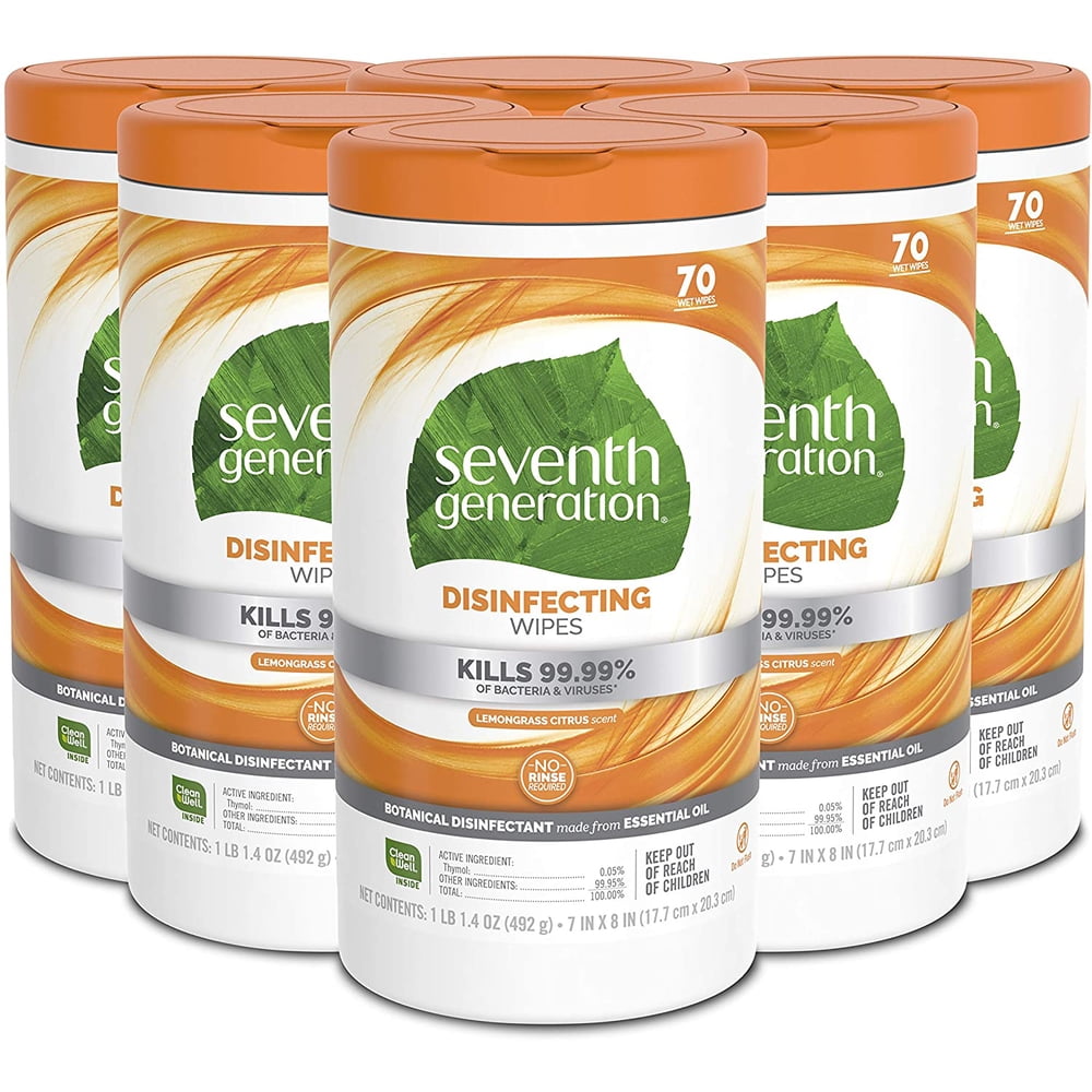 Seventh Generation Disinfecting Multi Surface Wipes Botanical