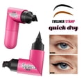 thumbnail image 3 of Dr.pedi Rotating Eyeliner Stamp Pen, Dual-Ended Winged Eyeliner Stamp, Cat Eye Tool, Waterproof & Smudge-Proof, Long-Lasting, Matte Finish, Liquid Eyeliner for Beginners,Black, 3 of 9