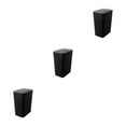 thumbnail image 2 of Baohd 1/2/3 Slim Trash Can - Easily Fit In Gap Simple And Classic Modern PP Rectangular Trash Bathroom Black S 3PCS, 2 of 6