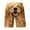 Z-Khaki6, variant on JLFKNG Men's Shorts Funny Dog Printed Cute Casual Beach Sports Shorts Fit For Summer Dates