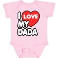 thumbnail image 3 of Inktastic I Love My Dada Boys or Girls Baby Bodysuit, 3 of 5