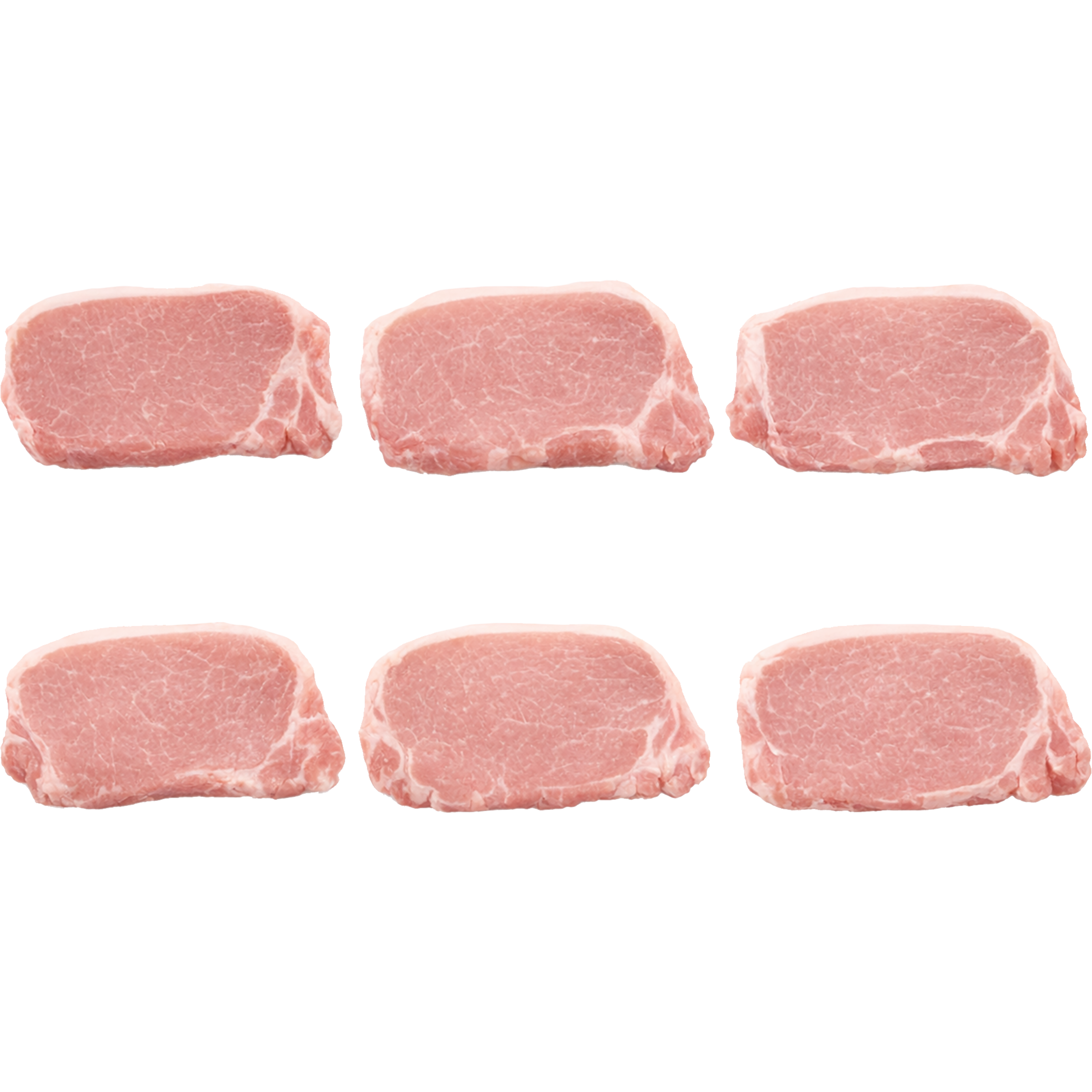Pork Loin Chops, Boneless, Family Pack, 6 count, 1.56 - 2.93 lb Tray