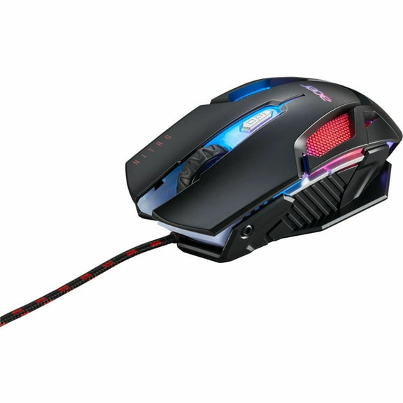 Acer Nitro Gaming Mouse III - NMW200 - Optical - Cable - Black - USB - 7200 dpi