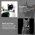 thumbnail image 2 of Unique Bargains Waterproof Cat Collar for Airtag  Reflective Collar with Bell Breakaway Cat Collar for Airtag Holder Cat Collars Cat Collar for Apple Air Tag Grey, 2 of 7