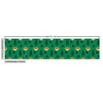 thumbnail image 3 of Ambesonne Woodland Fabric by the Yard Upholstery, Happy Foxes Leaves Trees, 10 Yards, Forest Green and Earth Yellow, 3 of 5