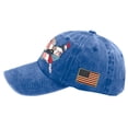 thumbnail image 5 of 250 Anniversary USA Hat 4th of July American Flag Cap Adjustable Retro Denim Hat Patriotic Commemorative Gift for Veterans History Lovers,Royal Blue, 5 of 5