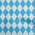 thumbnail image 1 of oneOone Velvet Blue Fabric Argyle Fabric For Sewing Printed Craft Fabric By The Yard 58 Inch Wide, 1 of 4