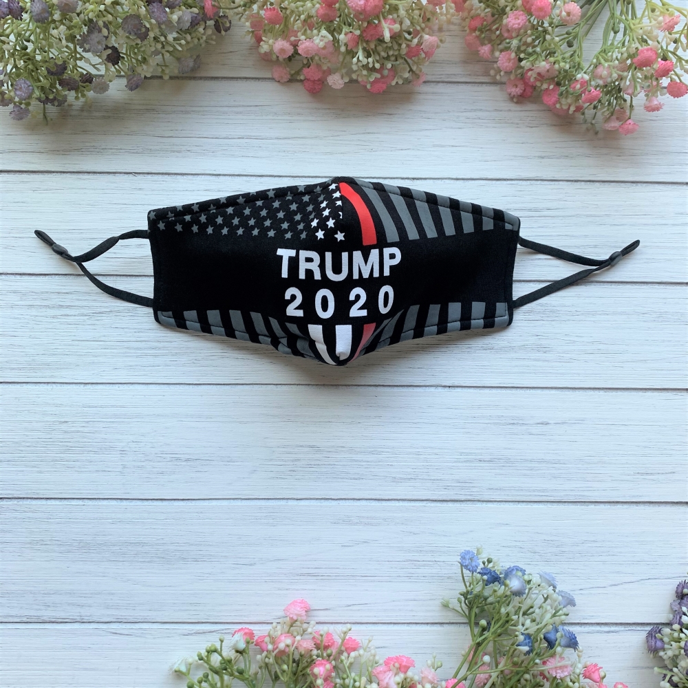 Trump 2020 Reusable and Washable Unisex Fashion Cloth Face Mask with Adjustable Straps - image 3 of 9