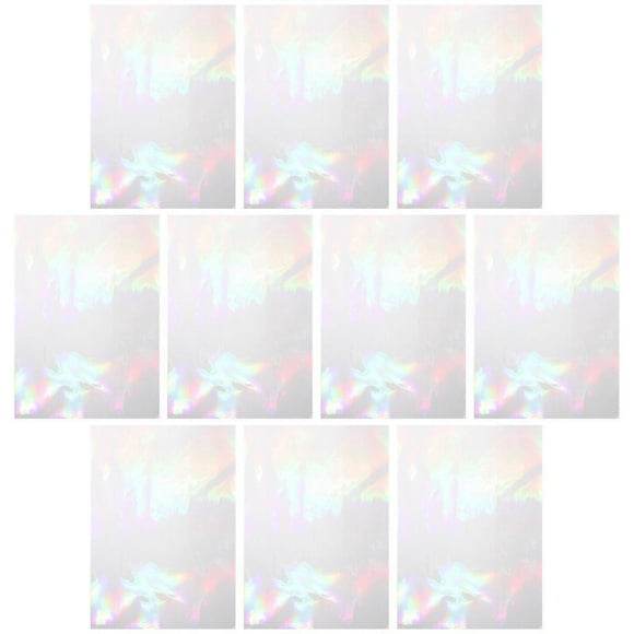 Laminating Self Adhesive Film 10Pcs Picture Protective Plastic Film For Photographers Waterproof Excellent Clarity