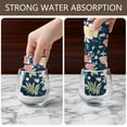 thumbnail image 6 of 6 Pcs Funny Kitchen Towels,Pioneer Flower Floral Print Pattern Microfiber Dish Towels,Kitchen Tea Towels,Kitchen Towel Set (18" X 26"), 6 of 7