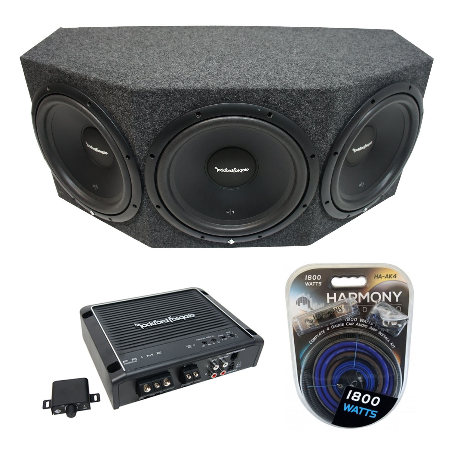 10 subwoofer with box and amp