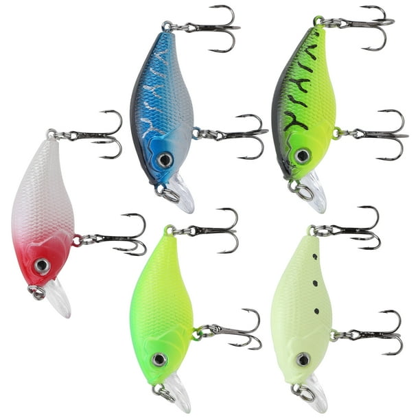 Fishing Lure, Funny Colorful Little Fat Fish Fishing Lure Set
