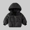 thumbnail image 3 of cfhntfmh Baby Toddler Infant Winter Coats Fashion Long Sleeve Zip up er Jackets Warm Windproof Outwear for Boys Girls, 3 of 7