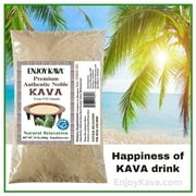 Premium Noble Kava - A Noble Kava Root Powder (1 LB Bag) All Natural Stress Relief - Helps Body Relax to Improve Sleep - Kava (Piper methysticum)