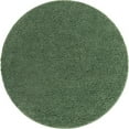 thumbnail image 1 of Unique Loom Tapis Shag Quotidien en Peluche 7' x 7' Rond en Vert, 1 of 2