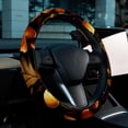 thumbnail image 6 of Thanksgiving Acorn 14.5 Inch Printing PVC Leather Car Wheel Cover Steering Wheel Covers Auto Accessories, 6 of 6