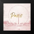 thumbnail image 2 of Grey, Jace 12x12 Black Modern Framed Museum Art Print Titled - Paris Paris, 2 of 5