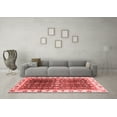 thumbnail image 3 of Ahgly Company Indoor Square Oriental Red Traditional Area Rugs, 8' Square, 3 of 4