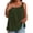 Green, variant on Tqcoqu Plus Size Tank Tops for Women Summer Casual Scoop Neck Pleated Front Loose Flounce Hem Sleeveless Cami Shirts,Pink,Women's XL-XXXXXL