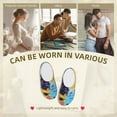 thumbnail image 7 of Picia Colorful Cats Pattern Art for Women's Lamb-hug Comfy Fleece House Slippers Memory Foam, Slip-on House Shoes Indoor Outdoor-44/45, 7 of 7