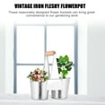 thumbnail image 6 of FELTECHELECTR Tinplate Plant Pot For Hotels 3Pcs 5.11X2.55X5.50in, 6 of 6