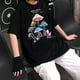 thumbnail image 3 of Harajuku T-shirt with Colorful Mushroom Print Street casual Streetwear 2020 Harajuku Casual T-shirt Female Pullover Topspangjing, 3 of 4
