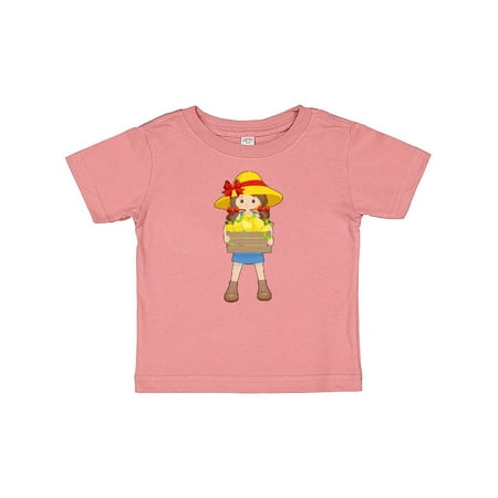 

Inktastic Farming Girl with Crate of Lemons Gift Baby Girl T-Shirt