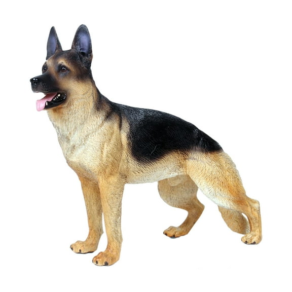 Sofullue Realistic German Shepherd Dog Model Figure Toy Figurine Animal Model Collect Kid