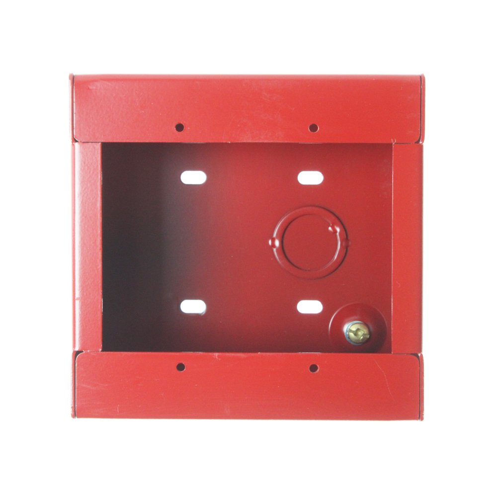 Edwards EST 2719321 Surface Mount Fire Alarm Device Back Box, Red