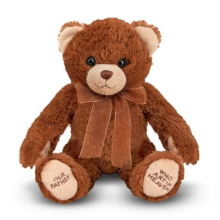 Melissa & Doug Lord's Prayer Bear - Stuffed Animal With Sound Effects