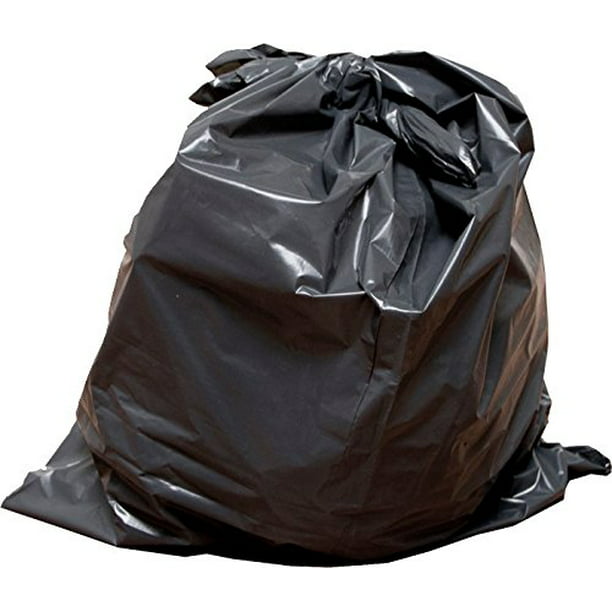 42-46 Gallon 2mil Extra Heavy Duty Contractor Garbage Bags, Puncture ...