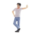 thumbnail image 2 of 1:64 Figuras Diorama Uniforme Chica Moda Chico Japonés Chico Kabe-don B, 2 of 9