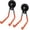 2PCS-M A7, variant on Heavy Duty Magnetic Double Claw Hook, Super Strong Garage Magnet Hook, Anti-Scratch Rubber Coating, Tool-Free Mount on Metal Shelving, Drill Storage.
