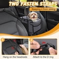 thumbnail image 6 of Portable   Seat for Small Dogs - Adjustable Safety Leash, Washable Cushion & Storage Pocket - Pet Booster Seat for  Travel- Grey, 6 of 7
