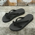 thumbnail image 6 of Flip Flops for Women Fashion Slippers Summer Casual Clip Toe Beach Sandals Lace-Up Comfortable Cute Sandals Black, Size 8, 6 of 8