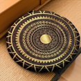 thumbnail image 2 of Round Meditation Cushion, 22" Dutch Velvet Floor Pillow with PP Cotton Filling for Yoga, Zen, Reading, and Floor Seating, Boho Print, 2 of 5