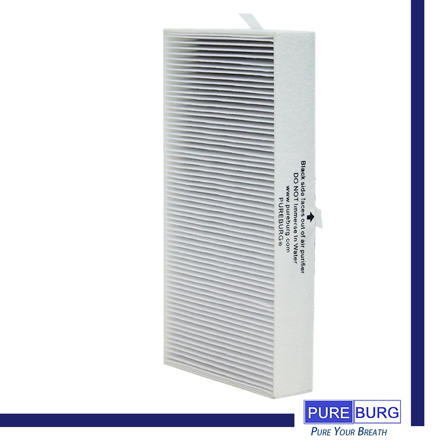 PUREBURG 2-Pack Replacement True HEPA Filters Compatible with Honeywell HHT270 HHT270W HHT290 HEPAClean Series Air Purifiers Part HRF201B Type U