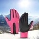 thumbnail image 5 of Guantes de bicicleta, guantes para correr, resistentes al viento, cálidos, para hacer ejercicio, guantes deportivos para bicicleta Rosa roja M, 5 of 8