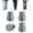 Gray, variant on SupreGear 7/8 inch Cane Tips, Anti-Slip Heavy Duty Rubber Tips for Canes & Crutches, 2 Pack