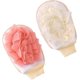 thumbnail image 1 of Pack Bath Gloves, Exfoliating Bath Gloves, Bath Sponge, Deep Skin Cleaning, for Men and Women (Milky White, Pink), 1 of 4