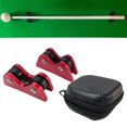 thumbnail image 4 of 2x Billiard Straightness Checker with Carry Case Inspect Tool Repair Red, 4 of 8