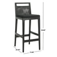 thumbnail image 5 of SAFAVIEH Darin Bar Stool Black / Black, 5 of 7