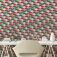 thumbnail image 2 of Ambesonne Retro Peel & Stick Wallpaper for Home, Geometric Mosaic Tile, 13"x100", Multicolor, 2 of 5