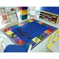 thumbnail image 2 of Joy Carpets Kid Essentials Note Worthy (Preschool) 7'8" x 10'9" Area Rug in Color Multi, 2 of 3