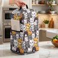 thumbnail image 5 of FOR U DESIGNS Cartoon Cat Print Durable Blender Cover Washable Quilted, Dustproof, Anti Fingerprint, 2 Side Pockets, Fits Stand Mixer & Food Processor, 5 of 7
