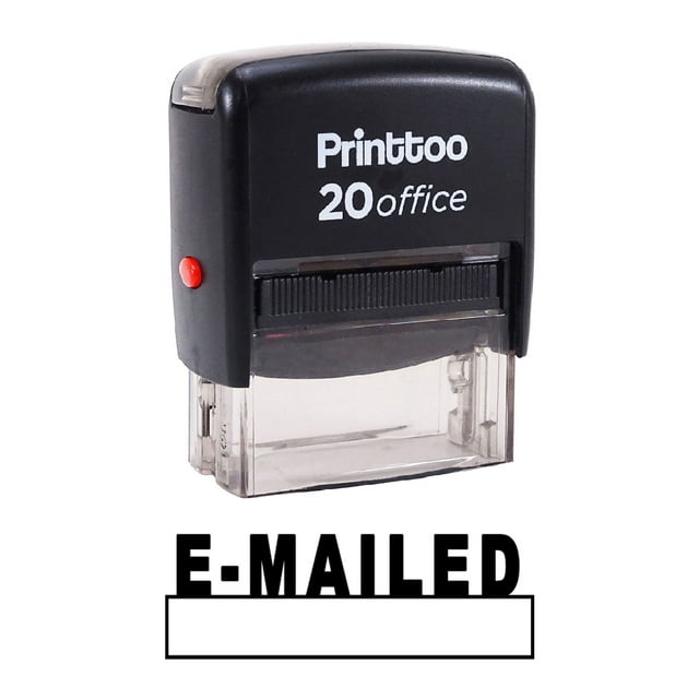 Printtoo Timbre en Caoutchouc Auto-Encriant pour Bureau - Noir